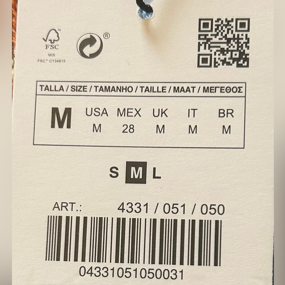 Zara floral knit cropped tank (medium) - Picture 3 of 3